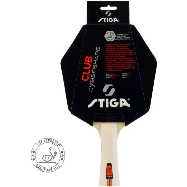 Фото - Ракетка для настольного тенниса Stiga Club Cybershape FL (1210-1403-35)